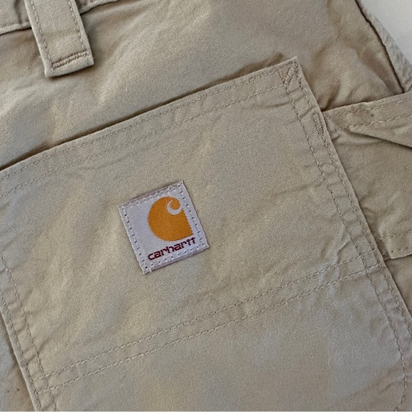 Carhartt Carpenter Utility Shorts 38 Original Fit B-147 Tan - Picture 3 of 8
